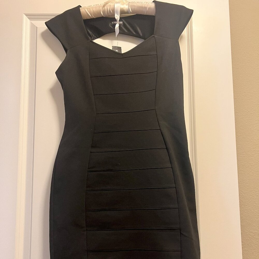 Express formal little black dress